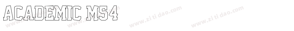 Academic M54字体转换